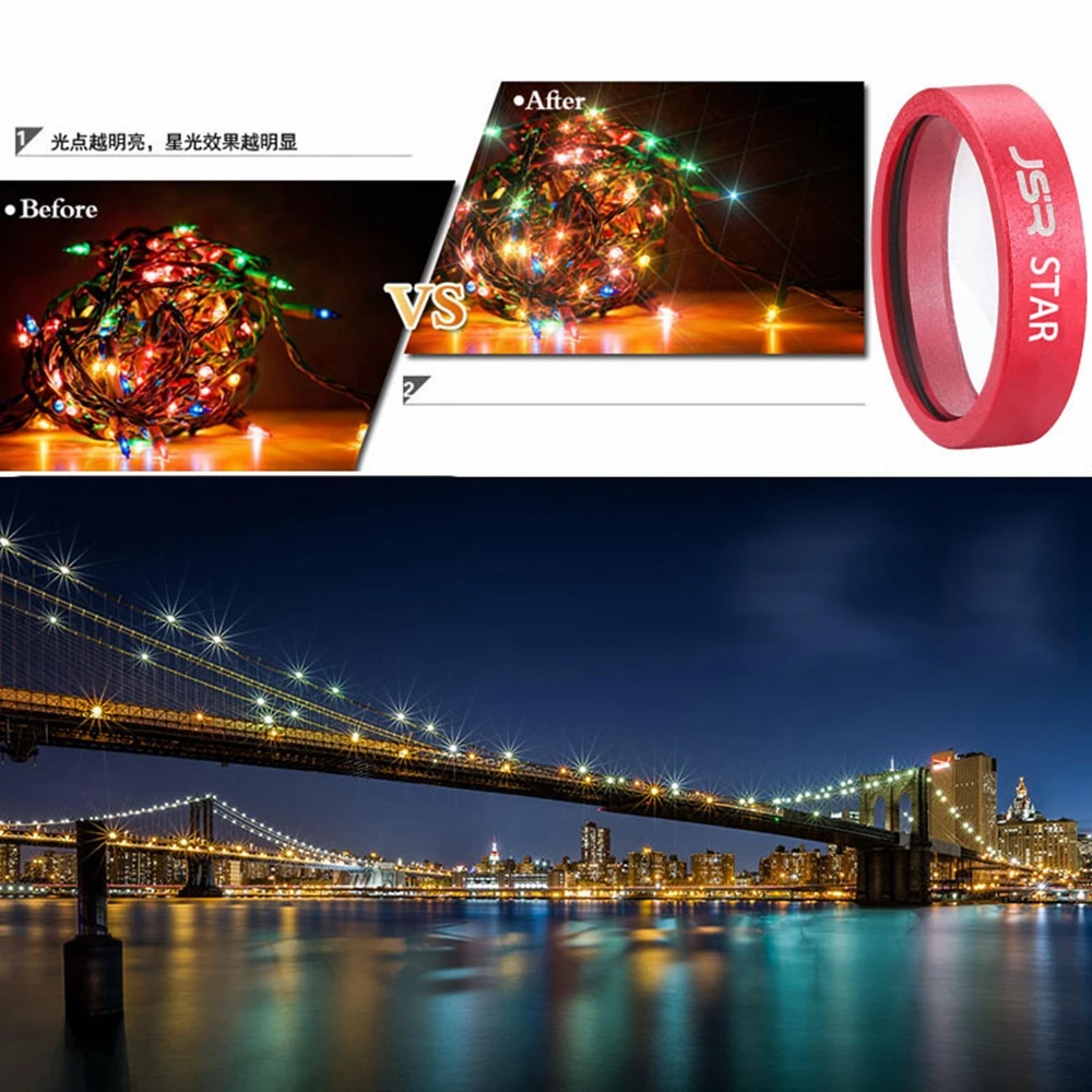 Фильтр объектива UV CPL ND4 ND8 ND16 ND32 Star для DJI Mavic 2 Zoom Drone Camera нейтральная плотность