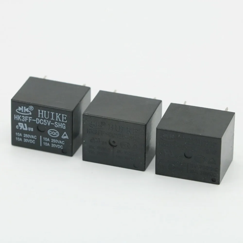 50 шт./лот реле мощности лампочка HK3FF DC5V SHG 10A250VAC T73 5PIN|Реле| |