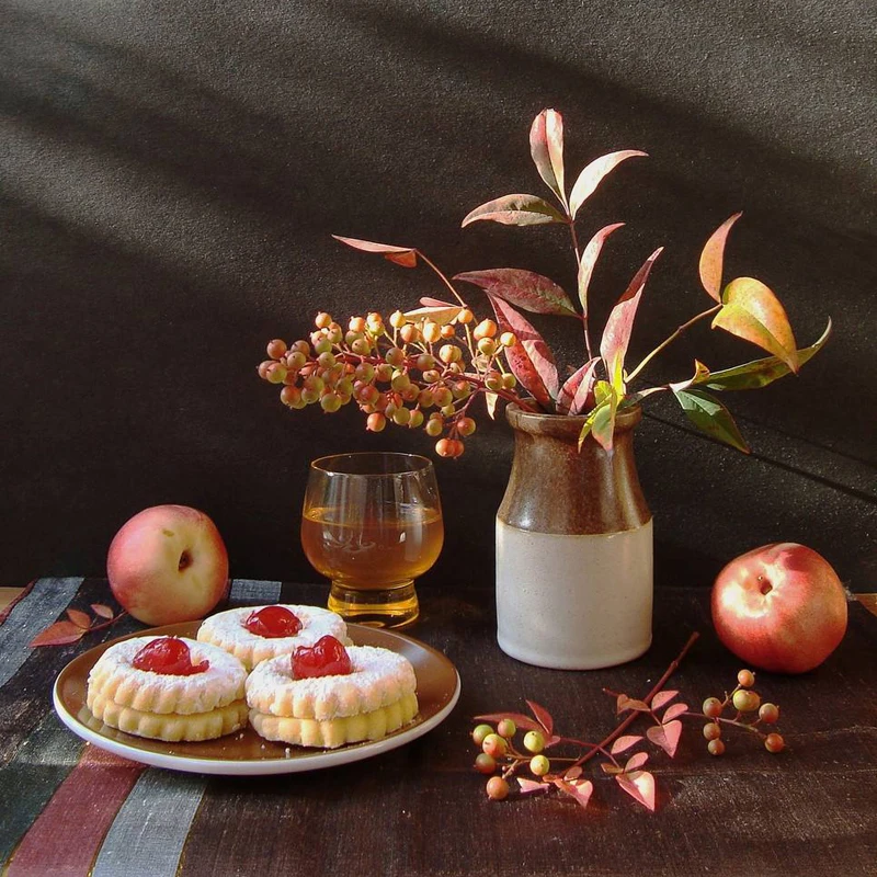 5D алмазная живопись сделай сам вышивка крестиком яблоки и торты кристаллами