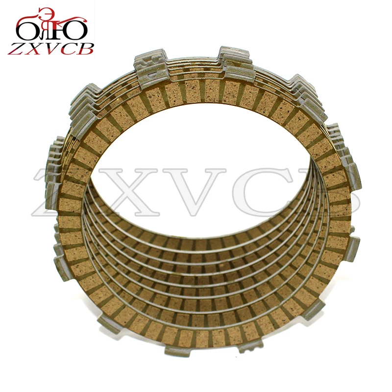 8 шт. для YAMAHA XVS1100A Drag Star Classic 2000-2005 XVS1100AT V 1100 Silverado 2004-2009 пластины сцепления цилиндра