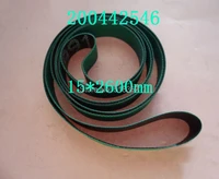 200442546 charmilles belt 15 x 2600mm green with one side black wire edm low speed machine spare parts