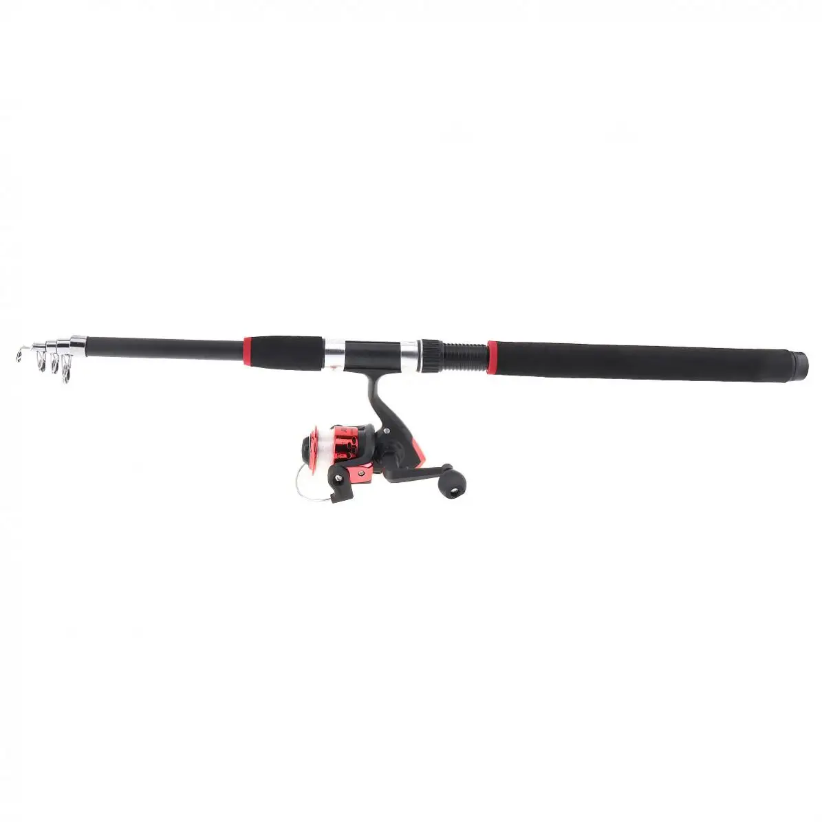 Рыболовная удочка 2 4 м катушка леска комбинированный полный набор спиннинговая