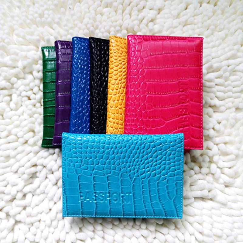 Новинка держатели для паспорта унисекс из крокодиловой кожи Повседневный милый