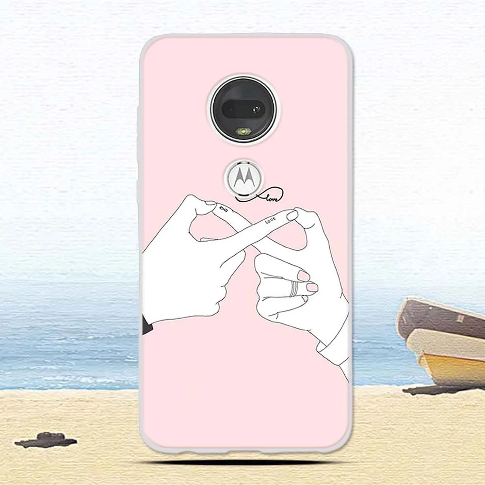 Для Motorola Moto G7 чехол Moto G7 Play Чехол Мягкий ТПУ силиконовый чехол для телефона для Motorola G7 G 7 Play Plus power - Цвет: 21