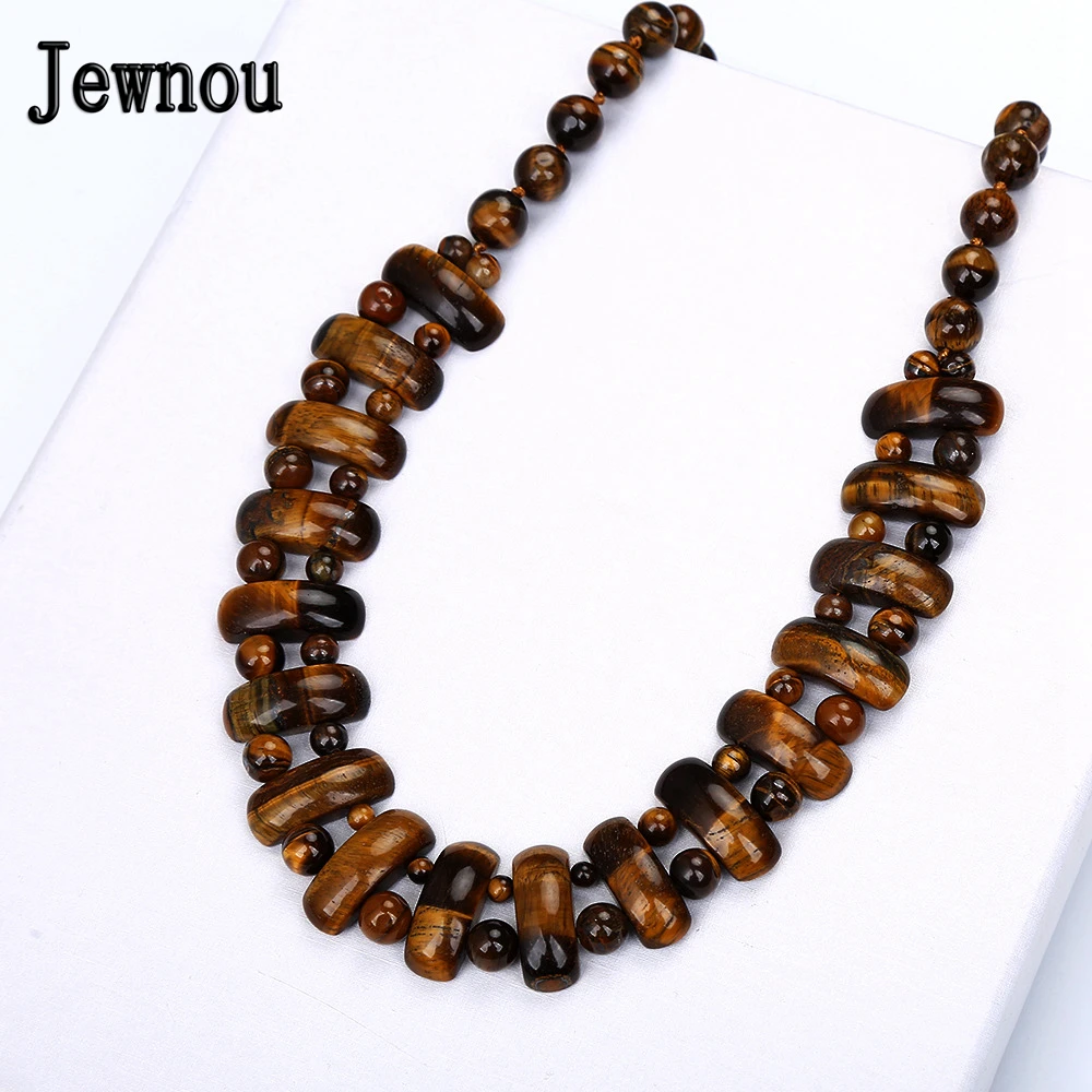 Jewnou ожерелье с тигровым глазом оригинальные модные ювелирные изделия из