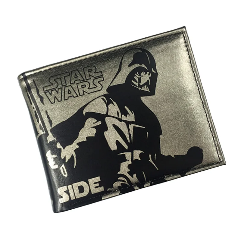 Комиксы Star Wars Женские Кошельки мультфильм аниме кошелек подарок Для мужчин персонажа фильма Короткие Кошелек мешок денег держателя карты кожа короткие Женские Кошельки