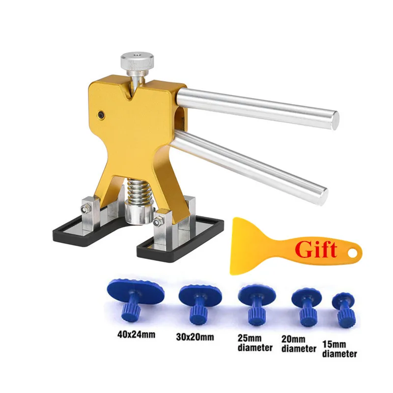 Набор инструментов для ремонта и удаления вмятин без покраски кузова автомобиля клеевой съемник подъемник