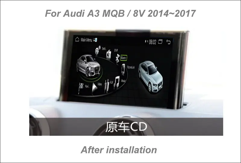 Liislee для Audi A3 MQB/8 V стерео радио CD-плеер dvd-плеер gps карта Nav Навигация 1080 P HD Экран Системы дизайн Navi