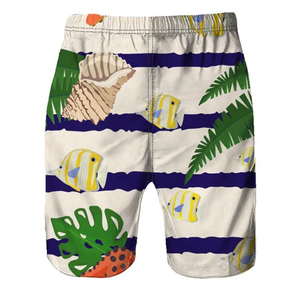 Модные мужские пляжные брюки большого размера 3D спортивные быстросохнущие