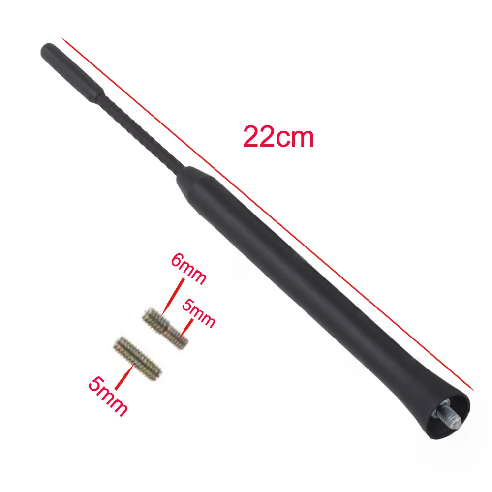 Biurlink 9 дюймов мачта на крышу Whip антенна AM/FM радио для VW Beetle Passat MK3 MK4 Golf Jetta Gti Rabbit Cabrio
