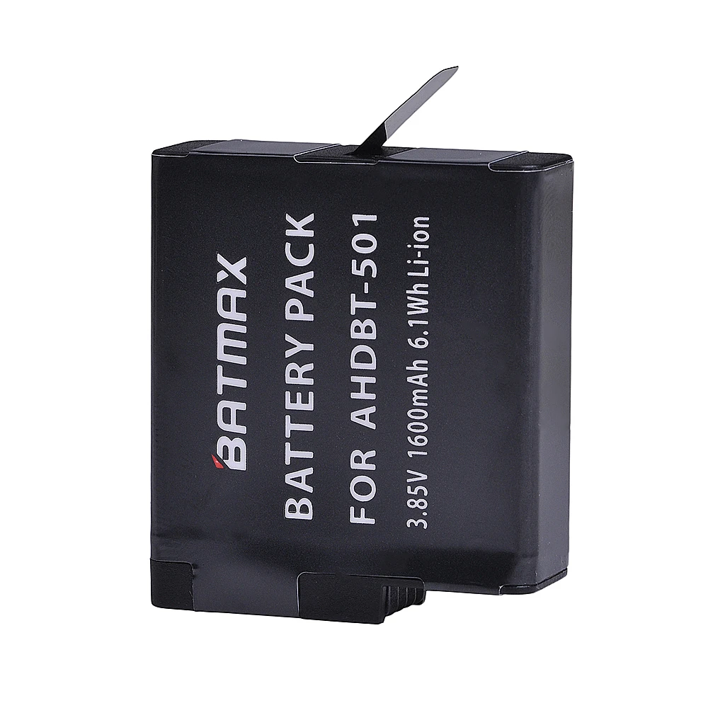Batmax 1 шт. 1600 мАч AHDBT-501 батарея для нового Gopro 7 8 6 5 спортивных экшн-камер |