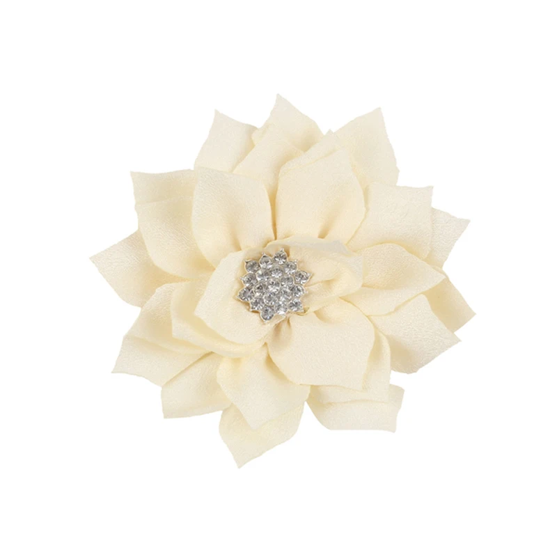 Повязка на голову в виде лотоса для маленьких девочек 1 шт. сатиновые Алмазные