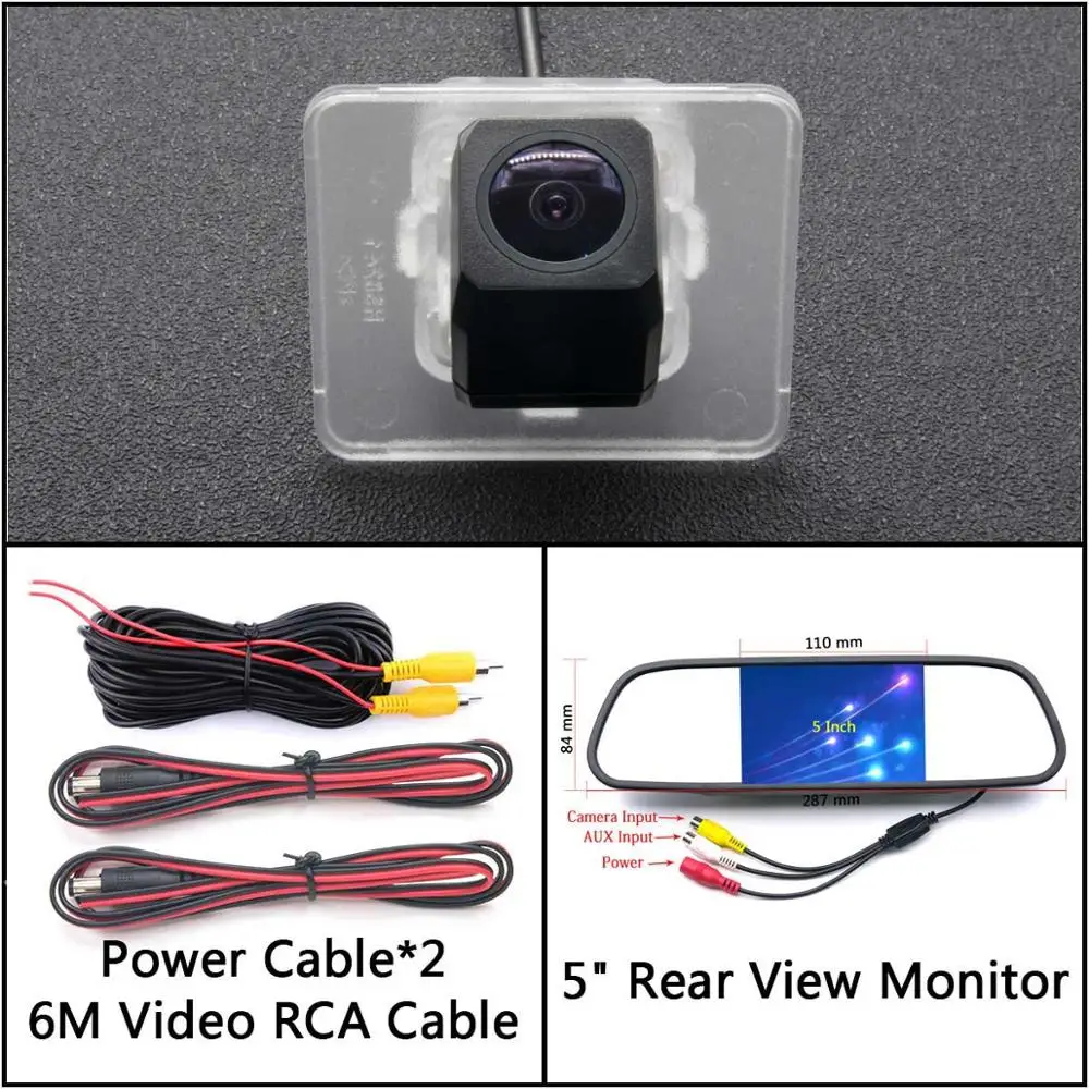 Cam N 5 inch Mirror Full HD резервная камера заднего вида для Kia Optima K5 Cerato K3 для hyundai i40 Sedan Автостоянка ЖК-зеркало монитор камера заднего вида - Название цвета: Cam N 5 inch Mirror