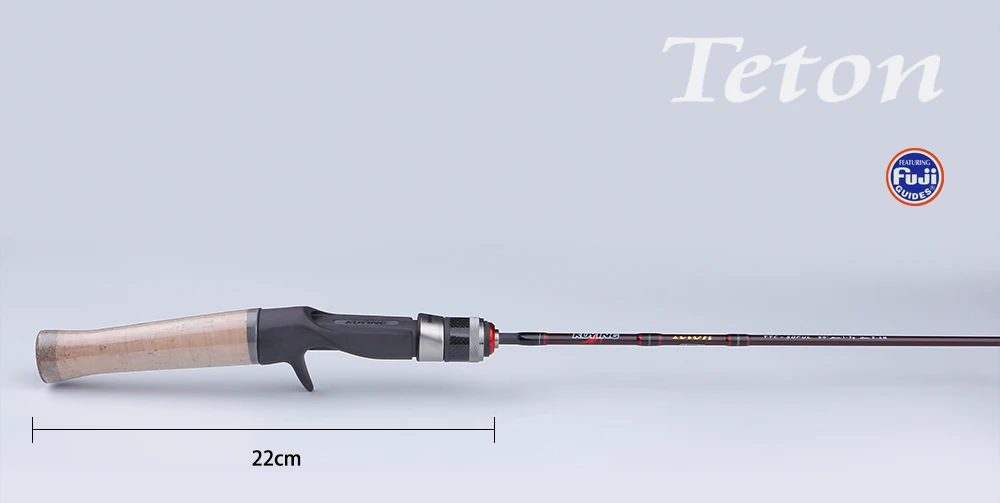 KUYING Teton 1,5 м 5'" карбоновая удочка для рыбалки, удочка для литья тростника UL, Ультралегкая мягкая 1,5 секций, 1-7 г, быстрая приманка