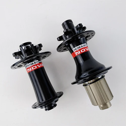 Black 28H Pair Тайвань Novatec D791SB-B15 D462SB-SL-B12 MTB велосипед с дисковым тормозом Boost Hub 28 32 отверстие 110 мм 148 мм 15 мм 12 мм 11 S спереди и сзади XD - Цвет: Black 28H Pair