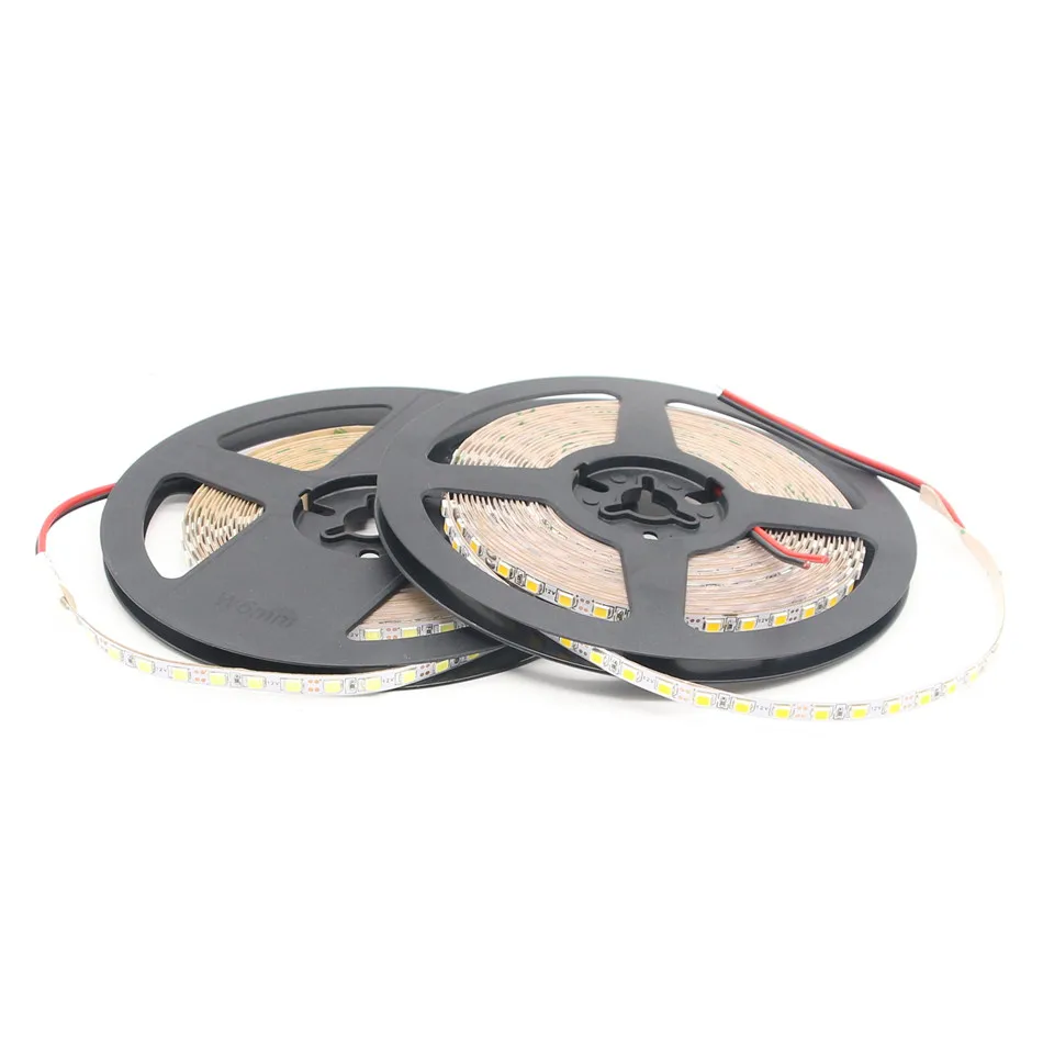 SMD 2835 DC 12V Fita Светодиодная лента 5 мм ультра узкая панель не Водонепроницаемая Tira