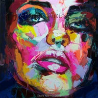 palette knife painting portrait palette knife face oil painting impasto figure on canvas hand painted francoise nielly 15 3