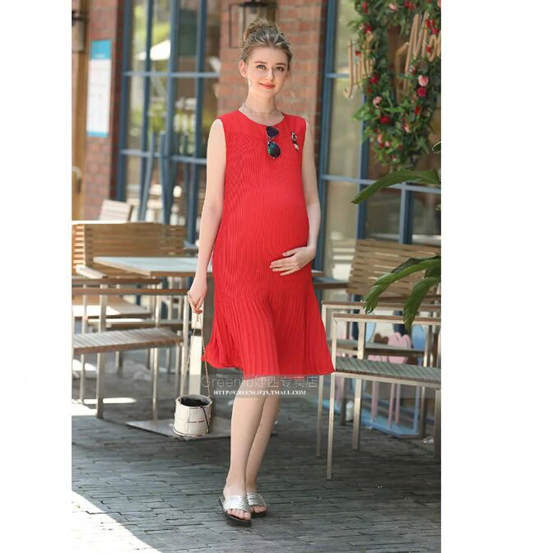 Maternity Shirts Clothes Fashion Pregnancy Dress for Pregnant Women Autumn Summer Chiffon Dresses Maid | Мать и ребенок