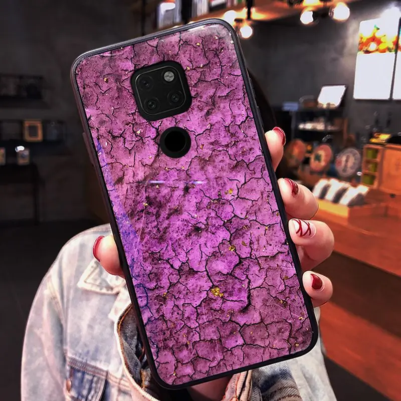 Мраморный чехол для Huawei mate20 p20 mate10 pro p10plus роскошный блестящий Мягкий силиконовый