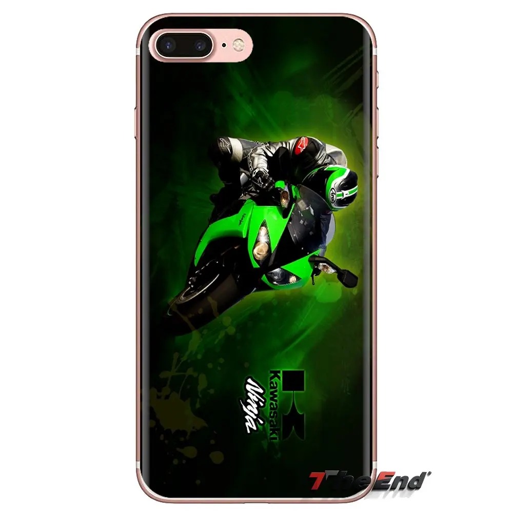 For Samsung Galaxy S3 S4 S5 Mini S6 S7 Edge S8 S9 S10 Plus Note 3 4 5 8 9 Zx6r autocycle autobike Transparent Soft Cases Covers |