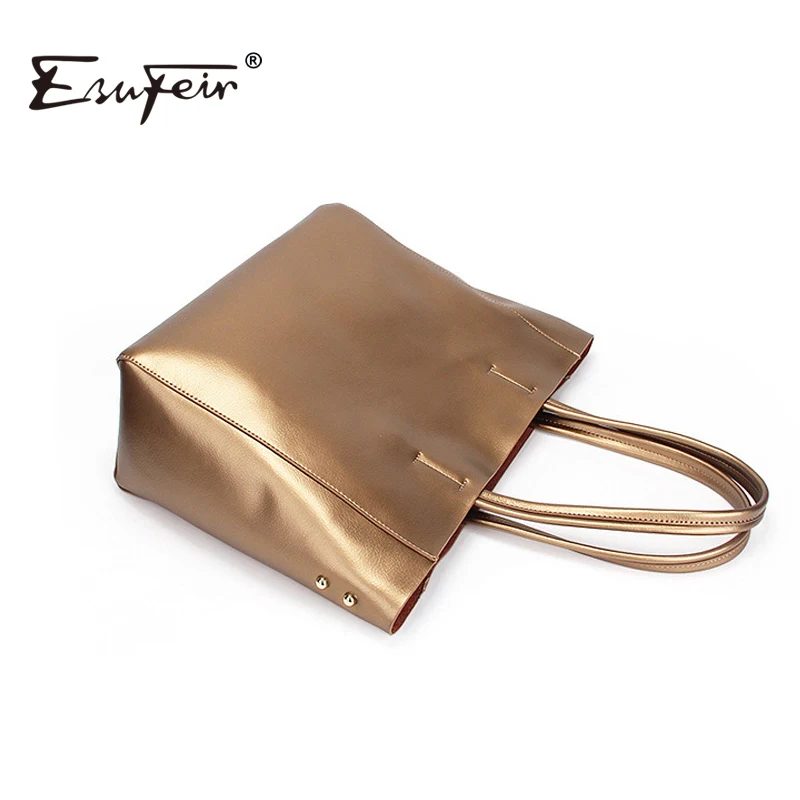 ESUFEIR Сумка из натуральной кожи для женщин Модная композитная сумка с длинным