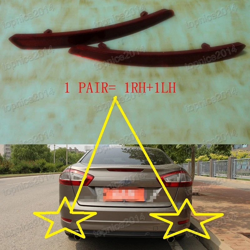 1 пара новые отражатели заднего бампера для Ford Mondeo 2011 2012|lamp for|lamp lamplamp fog |