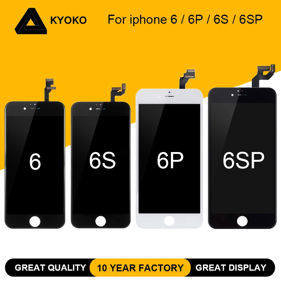 5 шт. AAA дисплей для iPhone 6 S lcd 3D сенсорный экран Plus дигитайзер сборка Замена |