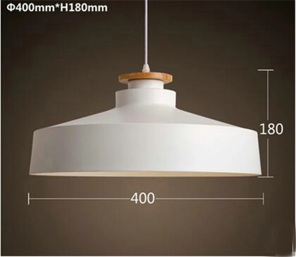 Современный алюминиевый подвесной светильник в скандинавском стиле с