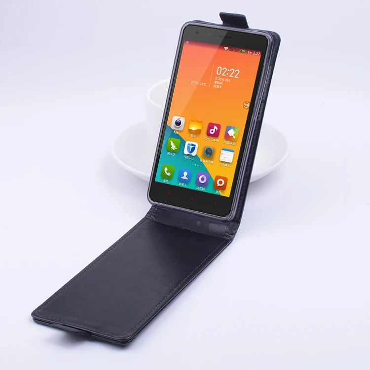 Кожаный чехол для Xiaomi Redmi 2 откидной Чехол корпус xiomi Red Mi 2/Redmi2 чехлы мобильных