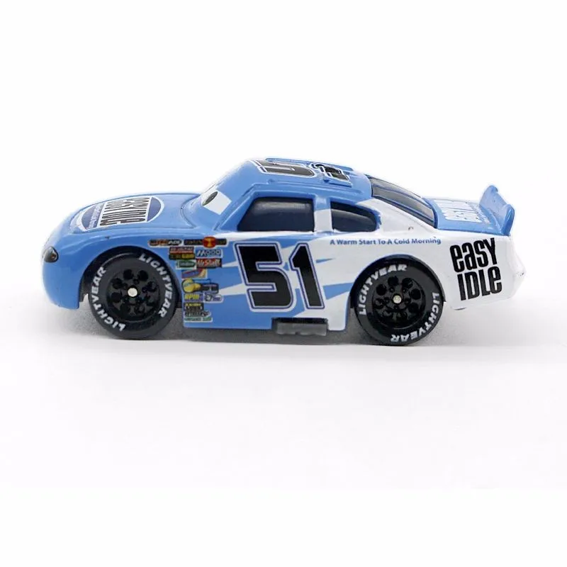 Disney Hot Movie Pixar Cars Lightning Mcqueen Jackson Storm No.51 легкий литой металлический сплав игрушечный