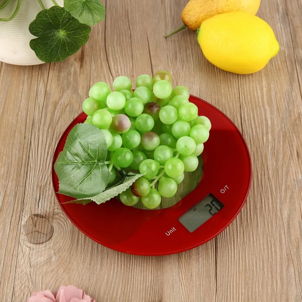 Ультра-тонкие электронные кухонные весы г 5000 * 1 точные с сенсорной кнопкой и