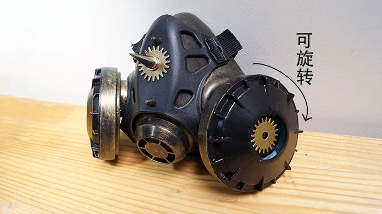 Бесплатная доставка винтажные противогазовые маски из ПВХ в стиле стимпанк для