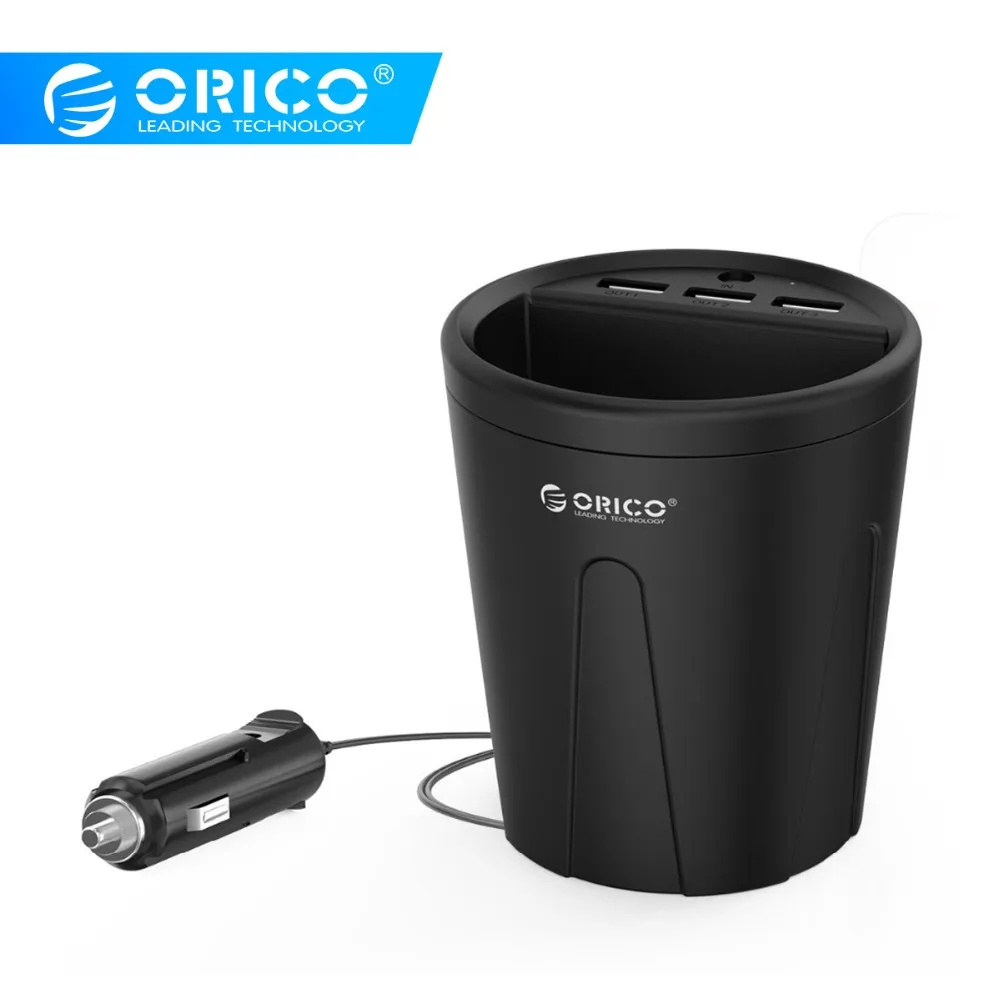 ORICO автомобильное зарядное устройство 3 USB порта адаптер питания Зарядка для Xiaomi samsung huawei