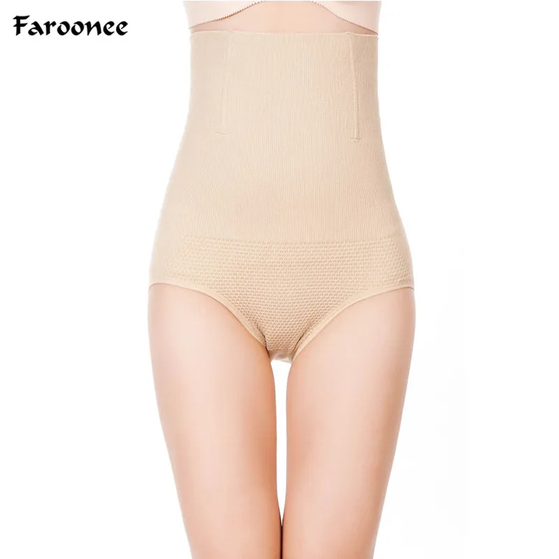 Women High Waist Shaping Panties Breathable Body Shaper Slimming Tummy Underwear Trainer Underpant Knickers | Женская одежда