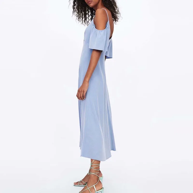 Heydress женское летнее длинное платье макси с открытыми плечами винтажное