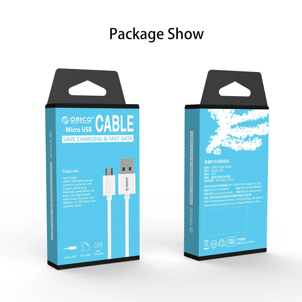 Кабель Micro USB ORICO 2 0 кабель для быстрой передачи данных плетеный usb мобильный