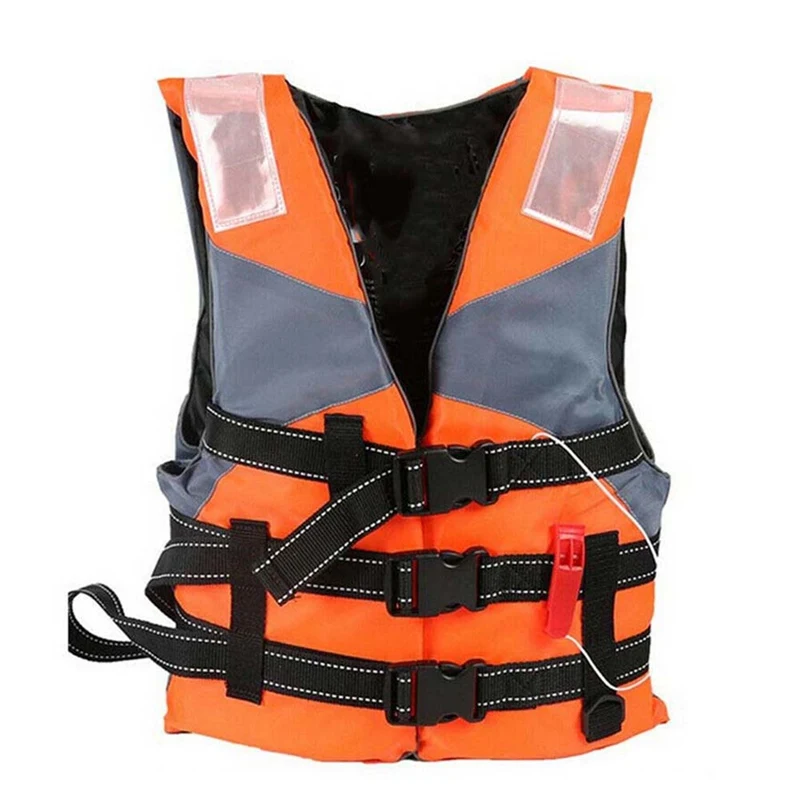 

Fishing Life Vest Adult Reflective Adjustable Waistcoat Jacket for Swimming Drifting Boating Life Vest