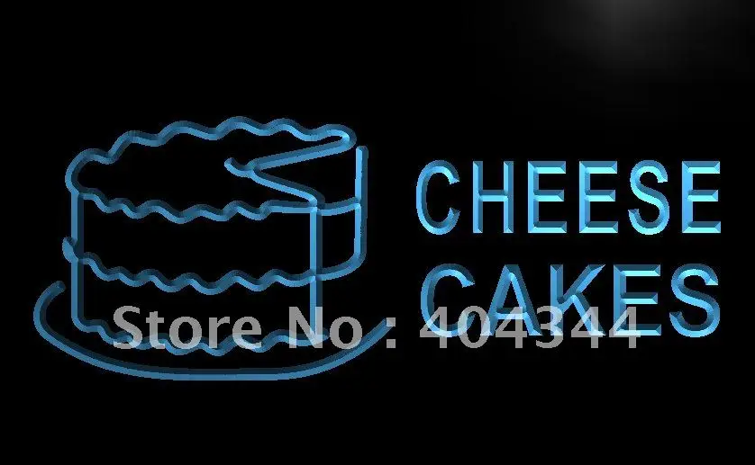 

LB483- Cheese Cakes Cafe Ad Adv NR LED Neon Light Sign home decor crafts