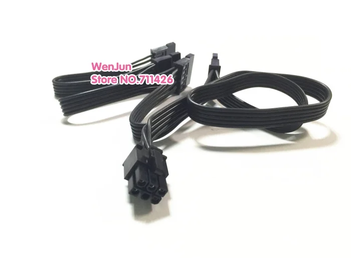 Кабель питания PCI e 6Pin 1 3 IDE / 4 SATA 8Pin до 6 + 2Pin для CORSAIR серии CS CS450M CS550M CS650M CS750M