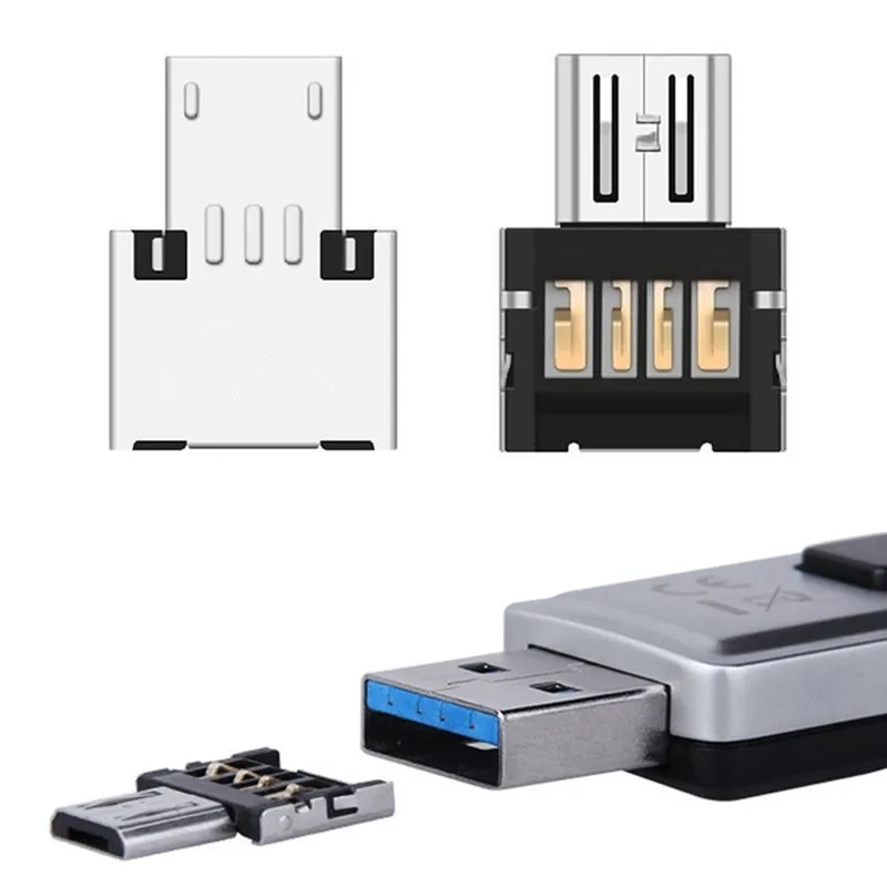 Адаптер OTG для телефона Android с USB на микро-USB накопитель флэш-диск U-диск конвертер