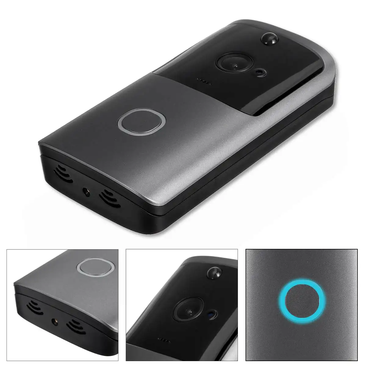 M10 видео дверной звонок беспроводной 720 P/15fps 100MP wifi XSH CAM/UBELL-APP двухсторонний голосовой домофон