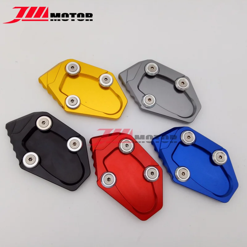 

Red Color Motorcycle CNC Alunimun Side Stand Enlarger Extension Support Plate Pads for YAMAHA YZF-R3 R25 2014 2015 2016