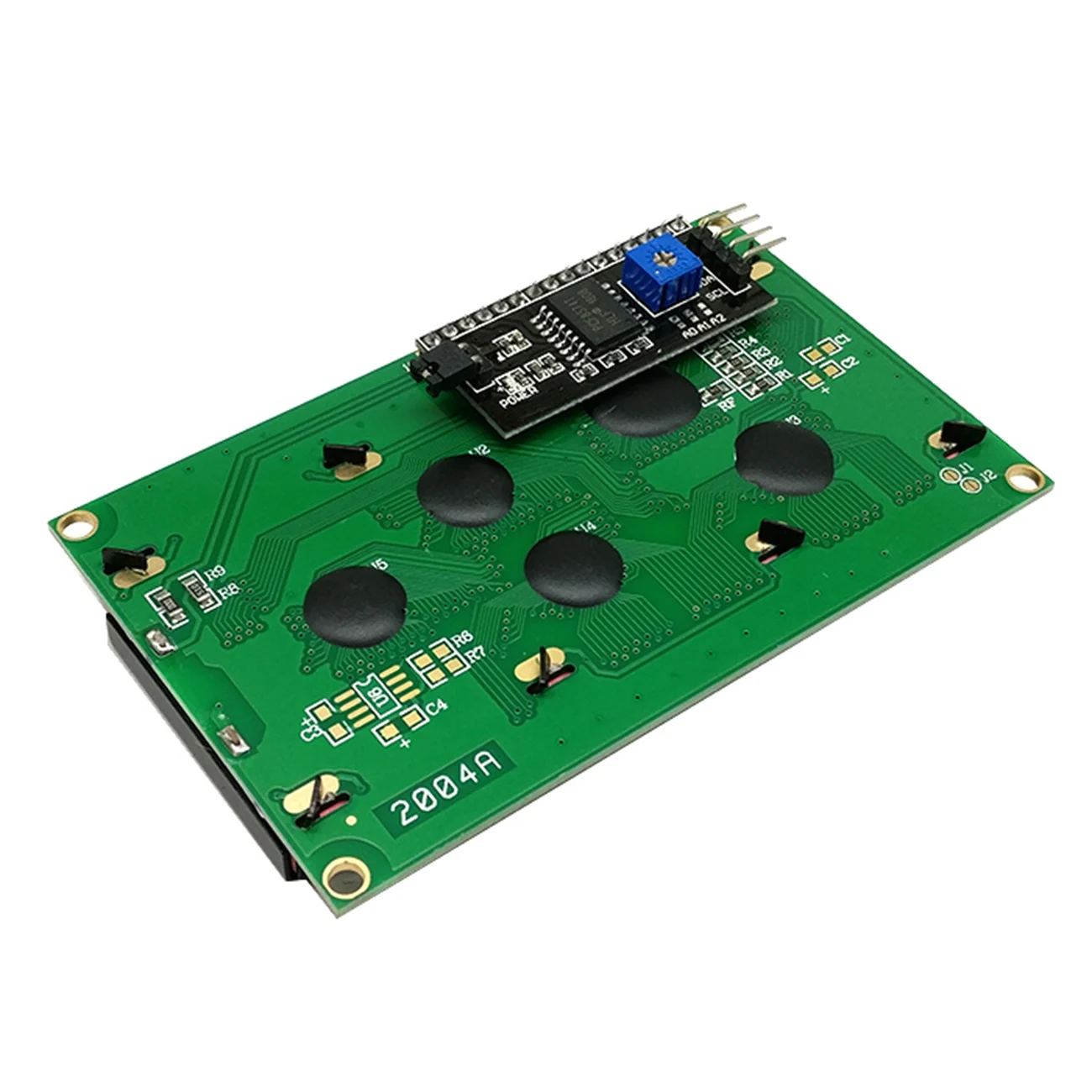 ЖК дисплей 2004 + I2C 20x4 2004A синий/зеленый экран HD44780 символьный дисплей/w IIC/I2C