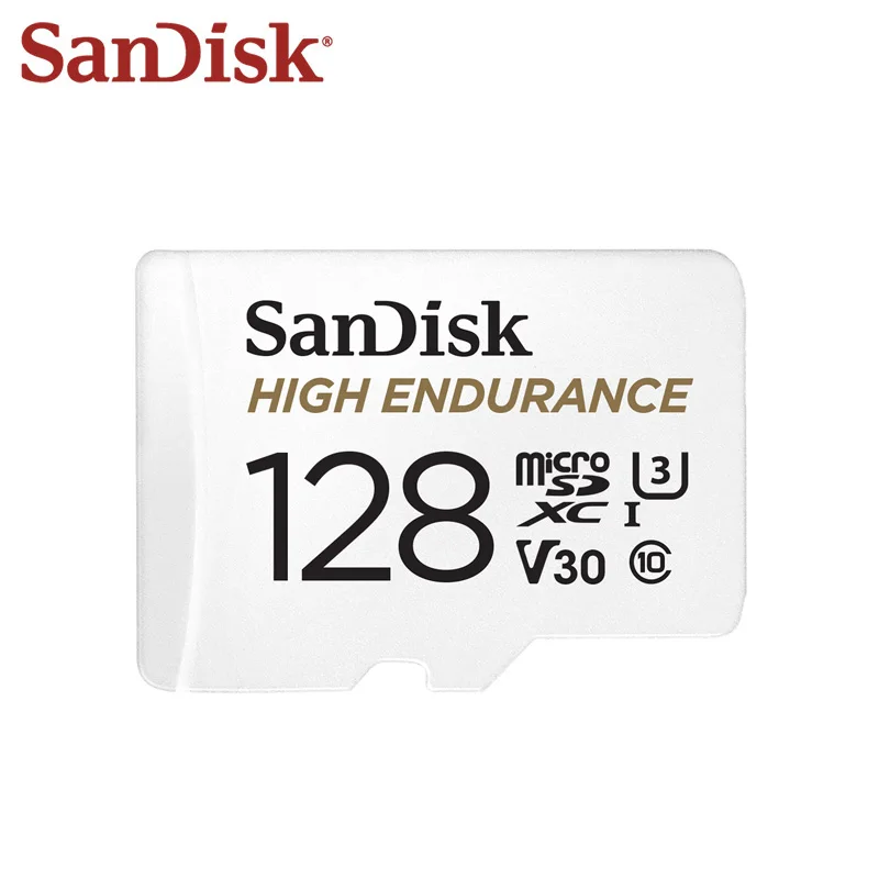 Original SanDisk Memory Card 64GB 32GB Class 10 U3 V30 High Speed 100M/s 128GB High Endurance Micro SD Card For Video Monitoring