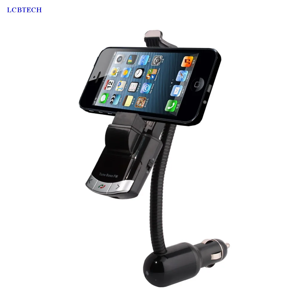 Беспроводной Bluetooth FM передатчик mp3 плеер радиоадаптер Hands Free разговор с