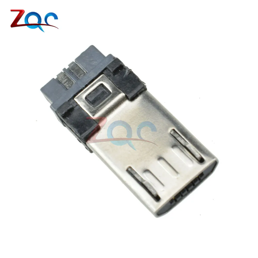 10 шт./лот USB Micro 5-контактный Штекерный Разъем Разъемы SMD поверхностное крепление |