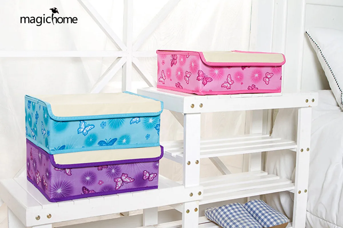 2017 новая ткань Оксфорд с рисунком для хранения нижнего белья коробка