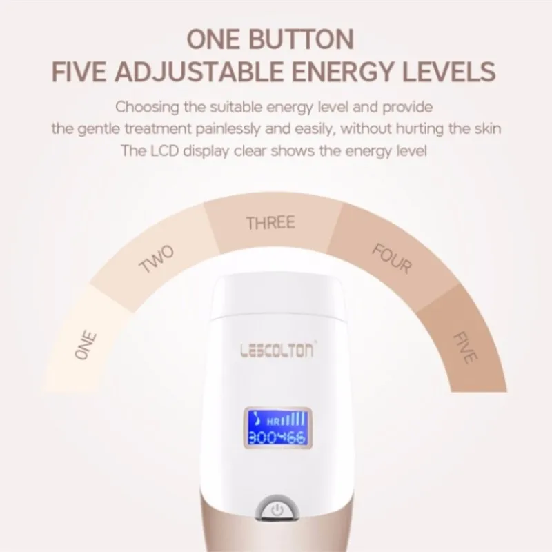 LESCOLTON 3in1 Epilator IPL Laser Hair Removal Device Permanent Hair Removal Armpit Bikini Body IPL Laser Hair Removal Machine