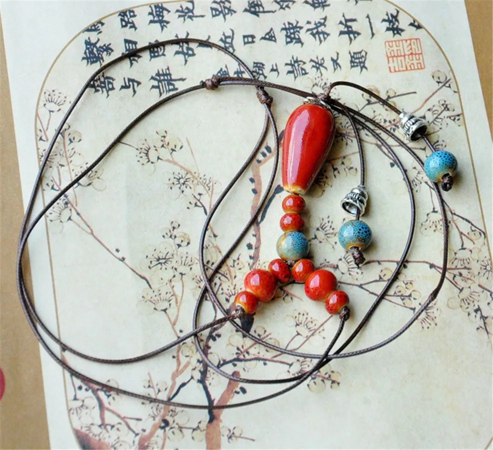 Этнический стиль оригинальный керамический Бронзовый ручной работы