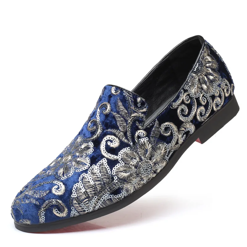 Factory direct spring new fashion suede loafers cross-border large size trend peas shoes luxury men sapato masculino | Обувь